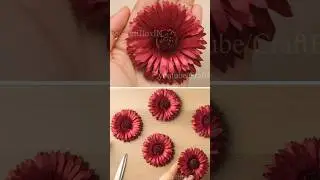 Easy handmade flower tutorial for beginners 🌸 #craftbox #diy