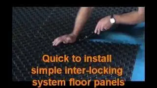 Underfloor Heating System Low Build Height only 27mm with Screed