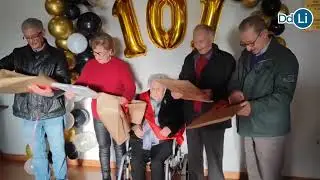 A veterana veci&ntilde;a de Arnuide cumpre 101 anos.