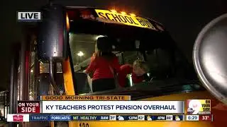 NKY teachers head to Frankfort to confront lawmakers over pension overhaul