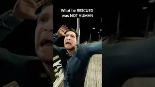 What he RESCUED was NOT HUMAN 💀  #shortsfeed #scary #funny