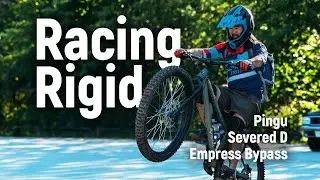 Racing on a Rigid Mountain Bike