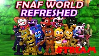 fnaf world refreshed chicas magic rainbow