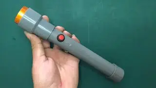 Hướng dẫn l&agrave;m đ&egrave;n pin từ ống nhựa PVC | Chợ Sắt Hải Ph&ograve;ng