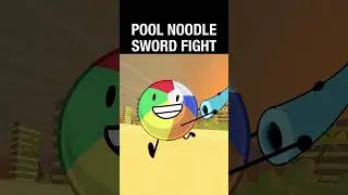 Pool Noodle Sword Fight: #BFDI MINI RESORT 10