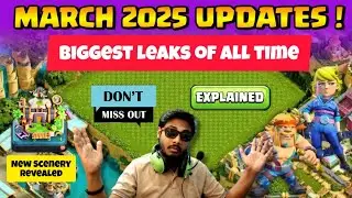 Exclusive March 2025 Clash of Clans Updates: All Hero Skin & Event Leaked! #clashofclans #cocupdate