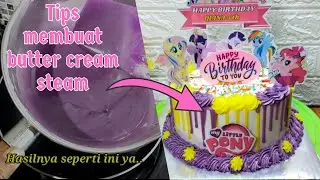 Cara Membuat Buttercream Steam | Kue Ulang Tahun