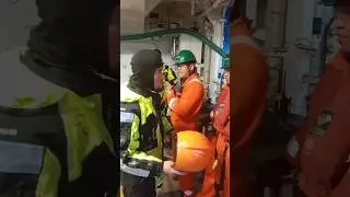 Fast Rescue Boat (launching) lets Go⚓ #ship #seafarer #seaman #offshore #viralvideo