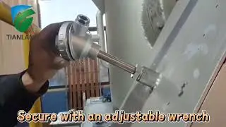 Thermocouple installation video of Tianlang brand waste incinerator 
