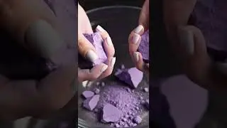 This purple chalk crush is addictive #asmr #subscribe #satisfying #relaxing #trending #viral #views