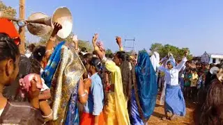 न्यू आदिवासी रिंगटोन बैंड बाजा आदिवासी शादी डांस वीडियो | 2025 खोकरी शादी दूल्हा दुल्हन डांस |