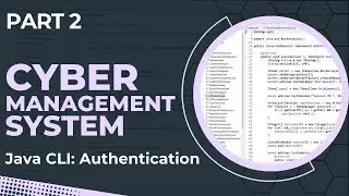 Cyber Management System in Java - CLI Auth Handler & AuthService (Part 2)