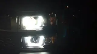 2015 Silverado Anzo headlights with Morimoto elite hid kit, xb led switchbacks OPT7 led high beam