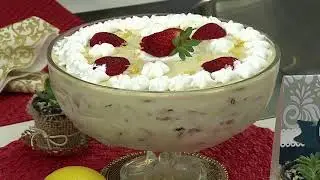 Pavê de limão siciliano com morangos! 18/08/2017