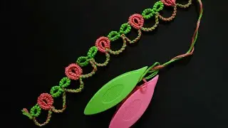 Tatting Shuttle Lace easy tutorial