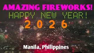Manila didn’t disappoint! Ringing in 2026 with breathtaking fireworks across the Philippine sky 🇵🇭✨