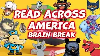 📖READ ACROSS AMERICA BRAIN BREAK 📖BRAIN BREAK📖FREEZE DANCE📖FLOOR IS LAVA📖