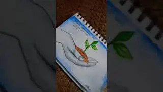 !! easy nature drawing!! world environment day special #youtube #drawing #art #creative