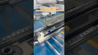 Ring guide rail conveying system,ring guide rail,circular guide rail,automation equipment#machine
