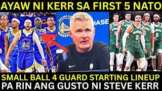 Small Ball 4 GUARD LINEUP Talaga ang Gusto ni Kerr | Bucks na lang PAG ASA ni Westbrook