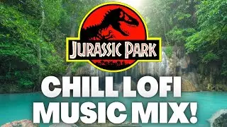 JURASSIC PARK LOFI MIX | 2 Hour Version (Relaxing Lofi Chill Music Mix) | Jurassic World Soundtrack