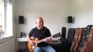 Blue Bossa improvisation (Lollar P90s, Throbak wiring harness in Gibson Les Paul)