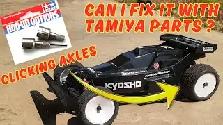 Ремонт карданного вала модели Kyosho Raider с использованием запчастей Tamiya - (неудачный резуль...