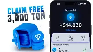 TON coin Free | সম্পুর্ন ফ্রীতে Toncoin মাইনিং করুন | TON binance Listed | How to mine toncoin