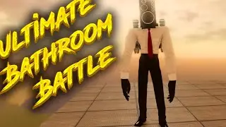 Ultimate Bathroom Battle 🔊👨 Large Speaker Man Gameplay – Massive Sound Clash!