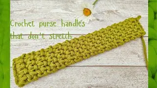 How to Crochet a Strap that Don't Stretch | Crochet Handles for Tote Bag | Crochet Tote Bag Straps