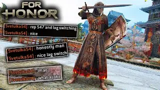 Salty player accuses us of lag switching then we save their life [For Honor]