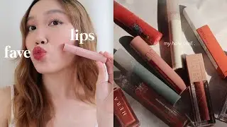 FAVORITE DAILY LIPS 🍒 แชร์ลิปสุดรัก ใช้แล้วออกไม่ได้ สวยปังทุกสี ราคาดีต้องตำตาม! | BAMNATITA