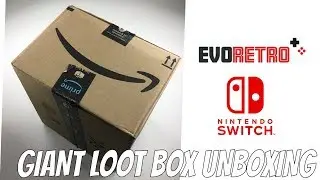 GIANT BOX FROM EVORETRO NINTENDO SWITCH GOODIES UNBOXING