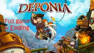 Deponia - Full Gameplay Walkthrough & Ending | Point & Click Adventure