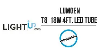 18W lumgen T 8 4ft LED Tube universal wire LEDTB4F1000044046