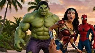 Epic Marvel vs DC Battle | Hulk, Spider-Man, Venom & Joker Ultimate Showdown! 💥🦸&zwj;♂️🦸&zwj;♀️
