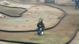 From the driver's stand at 2024 SIC.  Clip of Carlos race start in the D main Intermediate E-Buggy