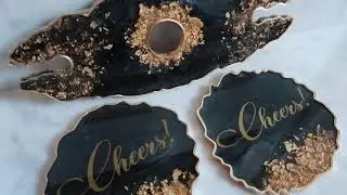 WINE BUTLER/GLASS HOLDER| BLACK&GOLD🍾🥂