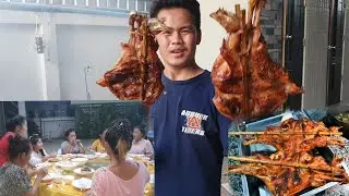 hmo no phauj paj haub nqa tau ib qhov mov npej tshiab tuaj rau peb noj ce  muab ua noj rau hmo no