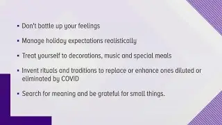 Tips to get through the holidays without loved ones