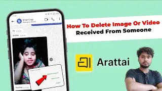 You deleted this message Arattai app | how to delete image or video received from someone Arattai ap