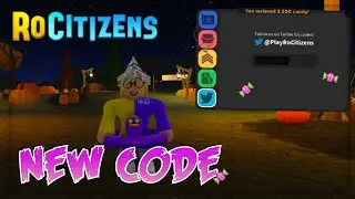 New RoCitizens Halloween Part 1 Code! (Free 2.5k Candy)