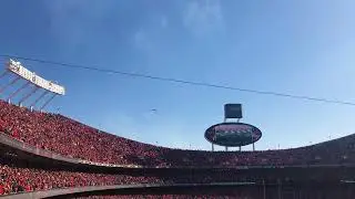 B-2 Stealth Bomber fly-over at Arrowhead Stadium