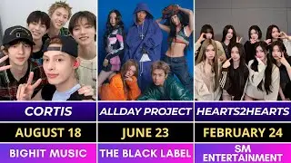 Every K-Pop Group Who Debut In 2025