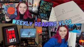 Re-Reading a Favorite, Slow-burn Horror, and a Library Haul // First Weekly Reading Vlog of 2026
