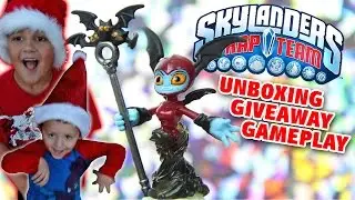 Bat Spin Unboxing & Gameplay w/ Giveaway + WINNER! (Skylanders Trap Team)