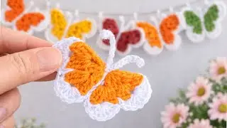 Make Money💯with this SUPER Easy Crochet Butterfly Curtains & Garland ✅ Easy Tutorial For Beginners