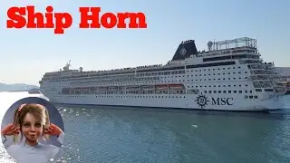 Cruise ship horn sound