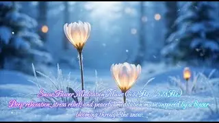 432Hz / 528Hz Deep relaxation, stress relief peaceful meditation music inspired flower #meditation