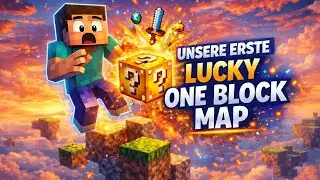 Ich habe nur EINEN Block...  und er hasst mich 😂 - Minecraft Lucky One Block